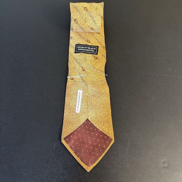 Vintage Brown & Bigelow Norman Rockwell Tie - Picture 3 of 5